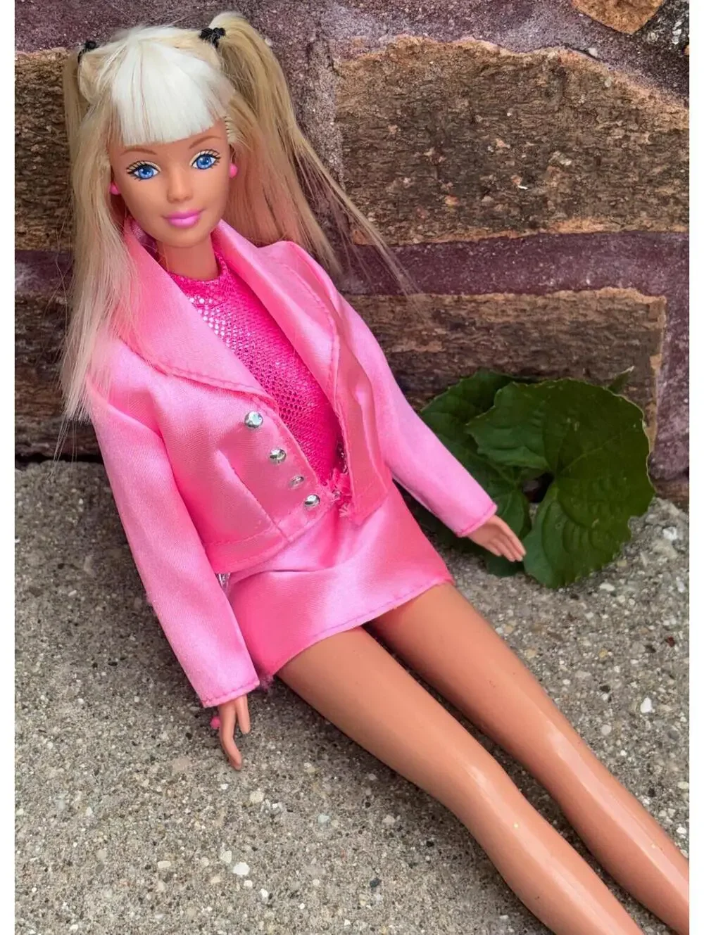 Barbie Sticker Craze Doll Redressed